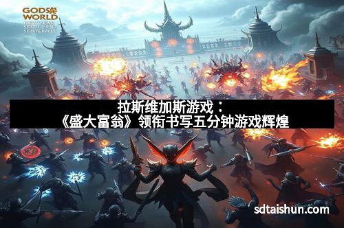 拉斯维加斯游戏：《盛大富翁》领衔书写五分钟游戏辉煌